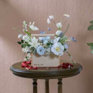 Giỏ hoa để bàn mẫu 3 Hoa khai trương để bàn
