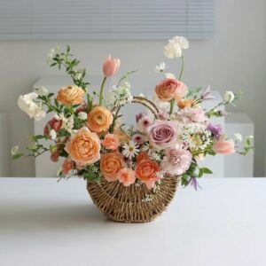 Lẳng hoa chúc mừng- Mẫu G01 Hoa khai trương để bàn