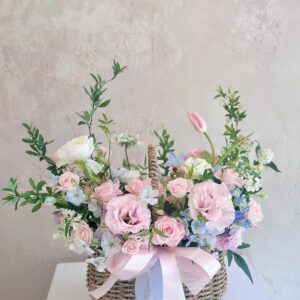 Giỏ hoa chúc mừng mẫu G09 Hoa khai trương để bàn