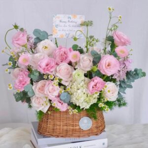 Giỏ hoa chúc mừng mẫu G23 Giỏ/Lẵng hoa tươi