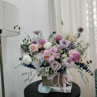 Giỏ hoa tươi chúc mừng mẫu G28 Giỏ/Lẵng hoa tươi