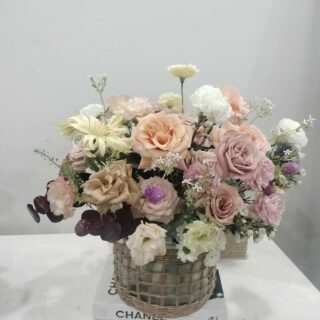 Giỏ hoa chúc mừng mẫu G29 Hoa khai trương để bàn