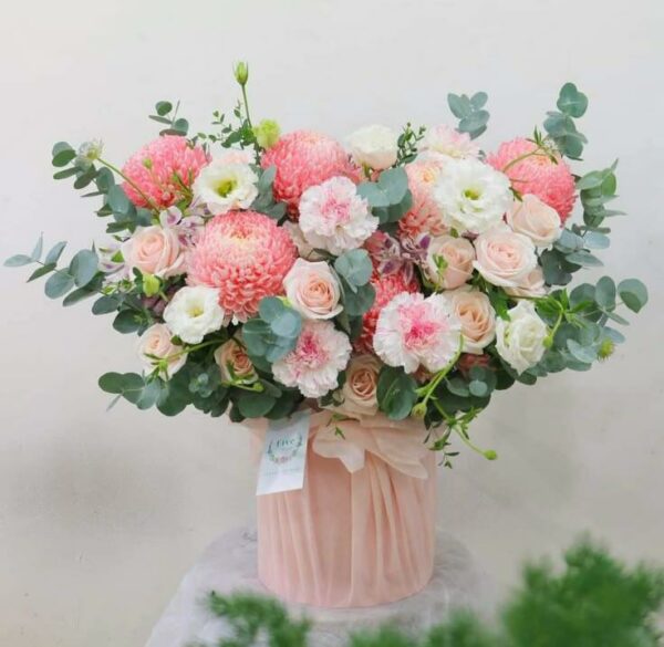 Hộp hoa chúc mừng mẫu H03 Giỏ/Lẵng hoa tươi 2