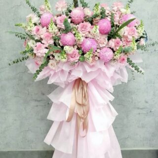 Kệ hoa chúc mừng, khai trương mẫu K03 Kệ hoa chúc mừng