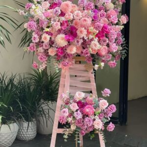 Kệ hoa chúc mừng, khai trương mẫu K04 Kệ hoa chúc mừng