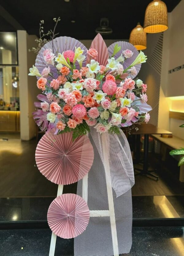 Kệ hoa chúc mừng,khai trương mẫu K05 Kệ hoa chúc mừng 2