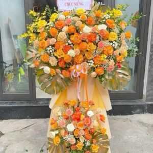 Kệ hoa chúc mừng, khai trương mẫu K07 Kệ hoa chúc mừng